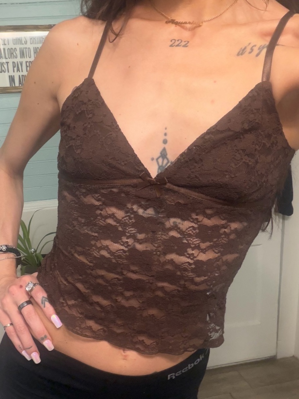edikted lace tank top